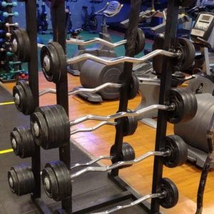 Barra Montada Injetada W musculação atacado academia
