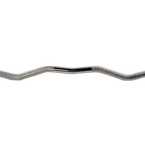 Barra W 120cm Maciça Cromada musculação atacado