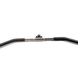 Puxador Pulley Curvo 120cm Cromado musculação atacado