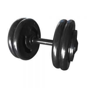 Dumbbell Injetado Pegada Emborrachada atacado academia