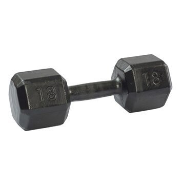 Dumbbell Sextavado Pintado atacado